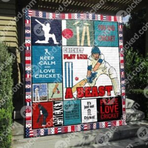 Cricket Play Like A Beast Quilt Blanket Vh09  Quilt